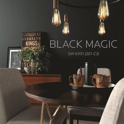 Sherwin Williams Black Magic: The Perfect Backdrop for Your Art Collection